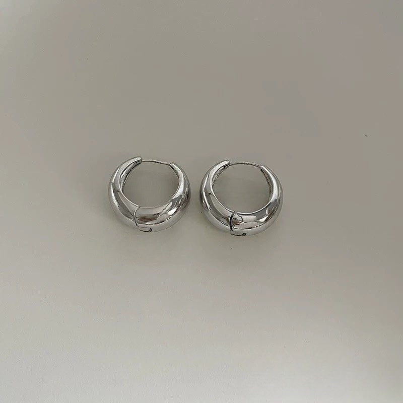 CHUBBY HOOPS ACCIAIO