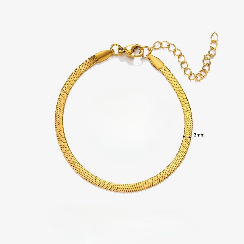 BRACCIALE SNAKE ACCIAIO