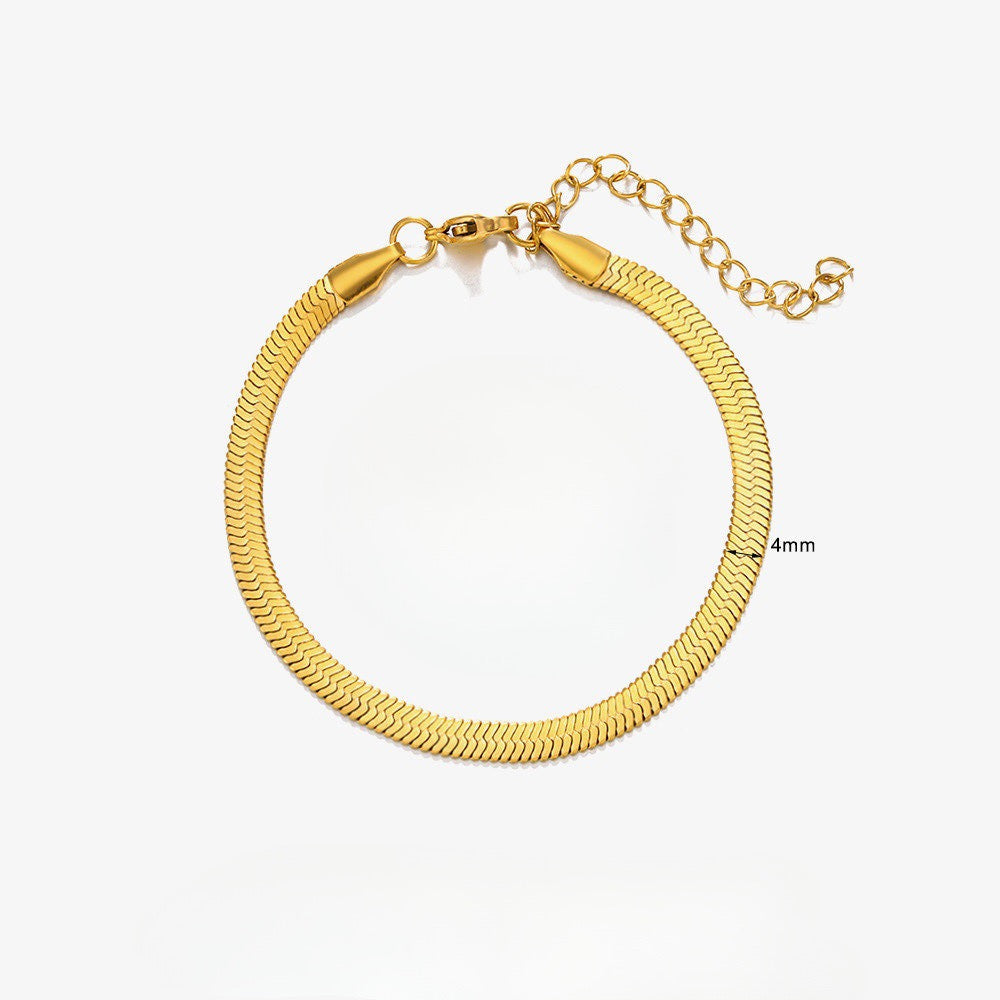 BRACCIALE SNAKE ACCIAIO