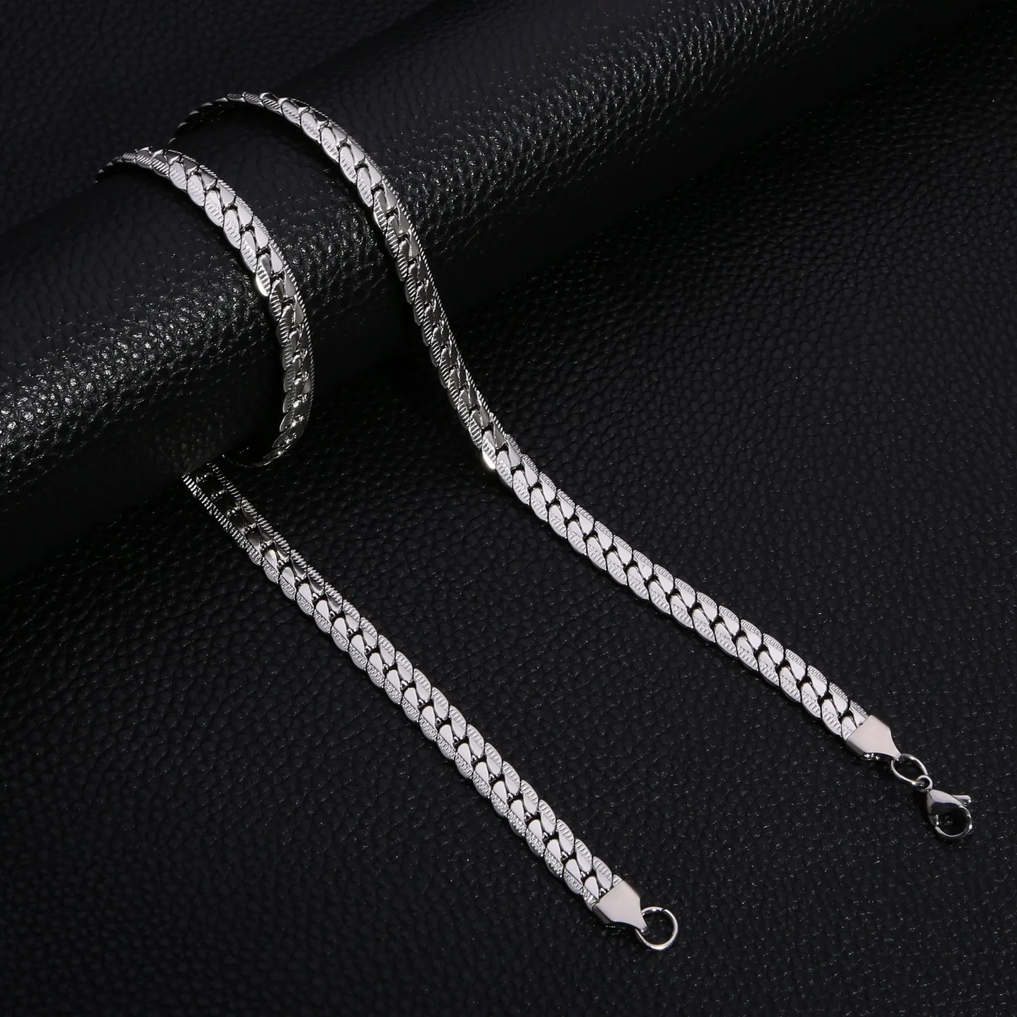 COLLANA UOMO SNAKE ACCIAIO