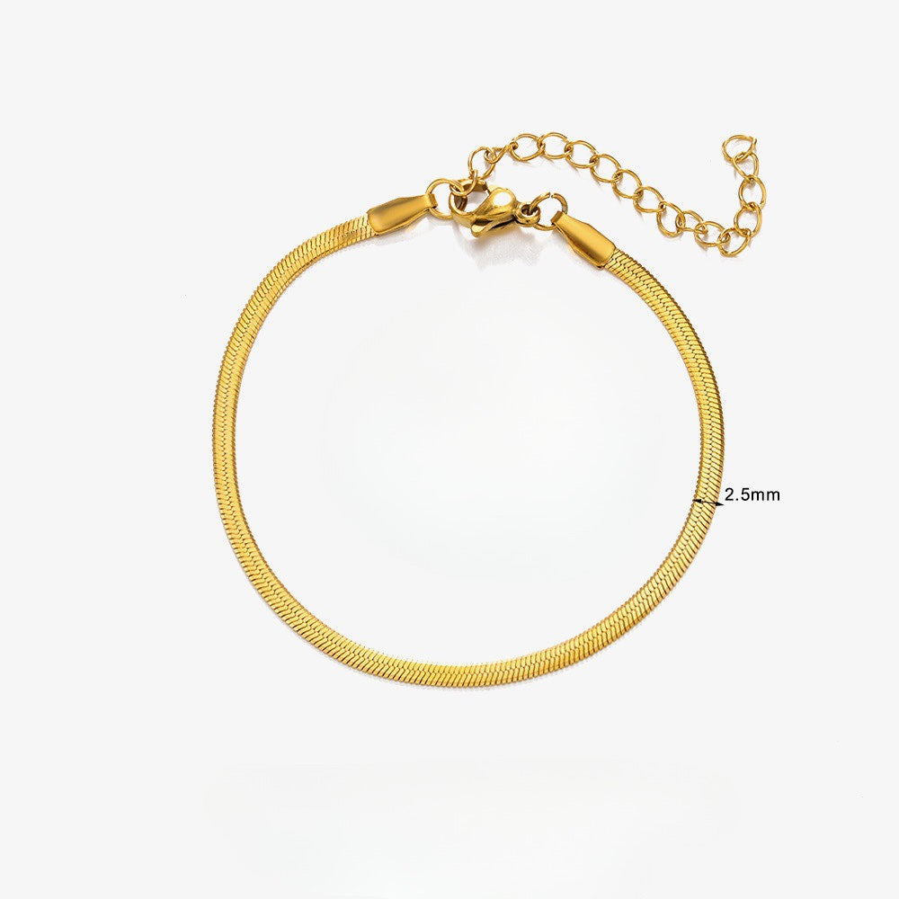 BRACCIALE SNAKE ACCIAIO
