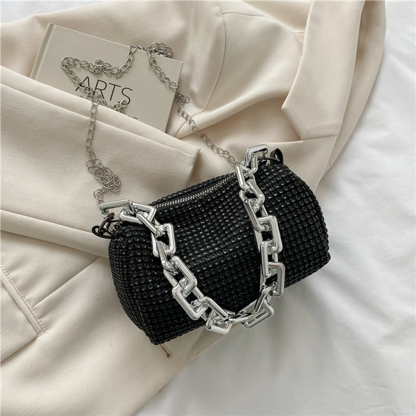 BORSA CON STRASS