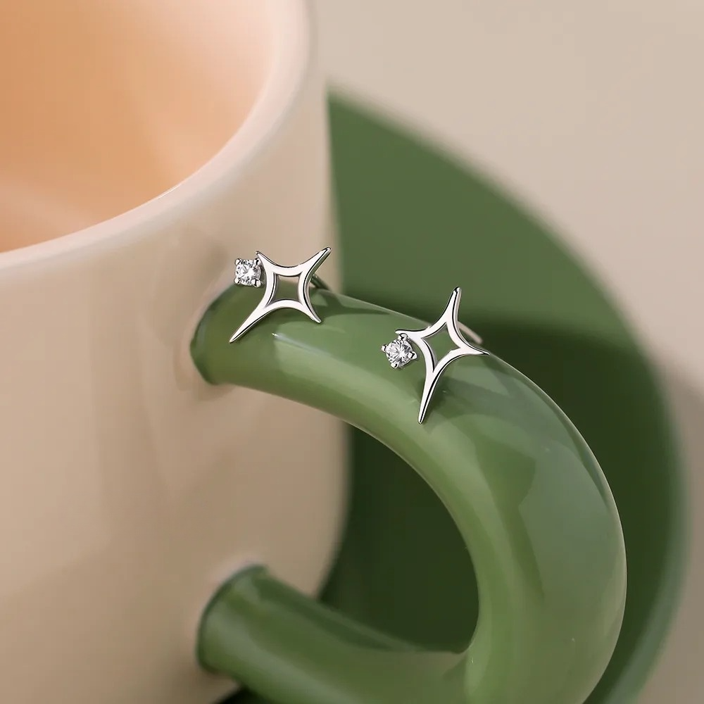 ORECCHINI STELLA PUNTO LUCE ARGENTO