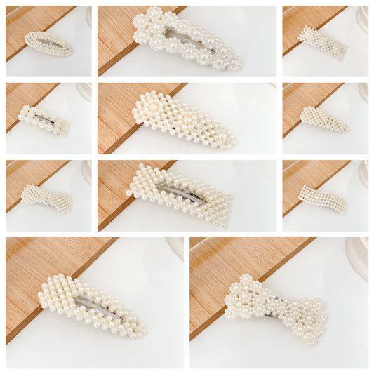 FERMAGLI PER CAPELLI CON PERLE