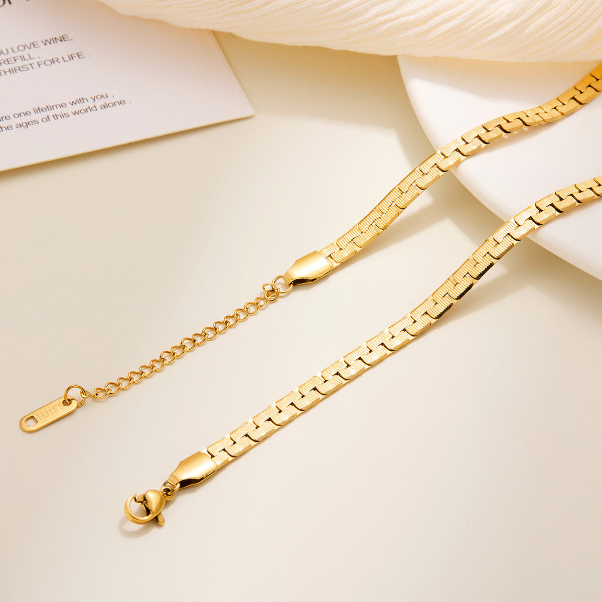 BRACCIALE RETURN CHAIN ACCIAIO