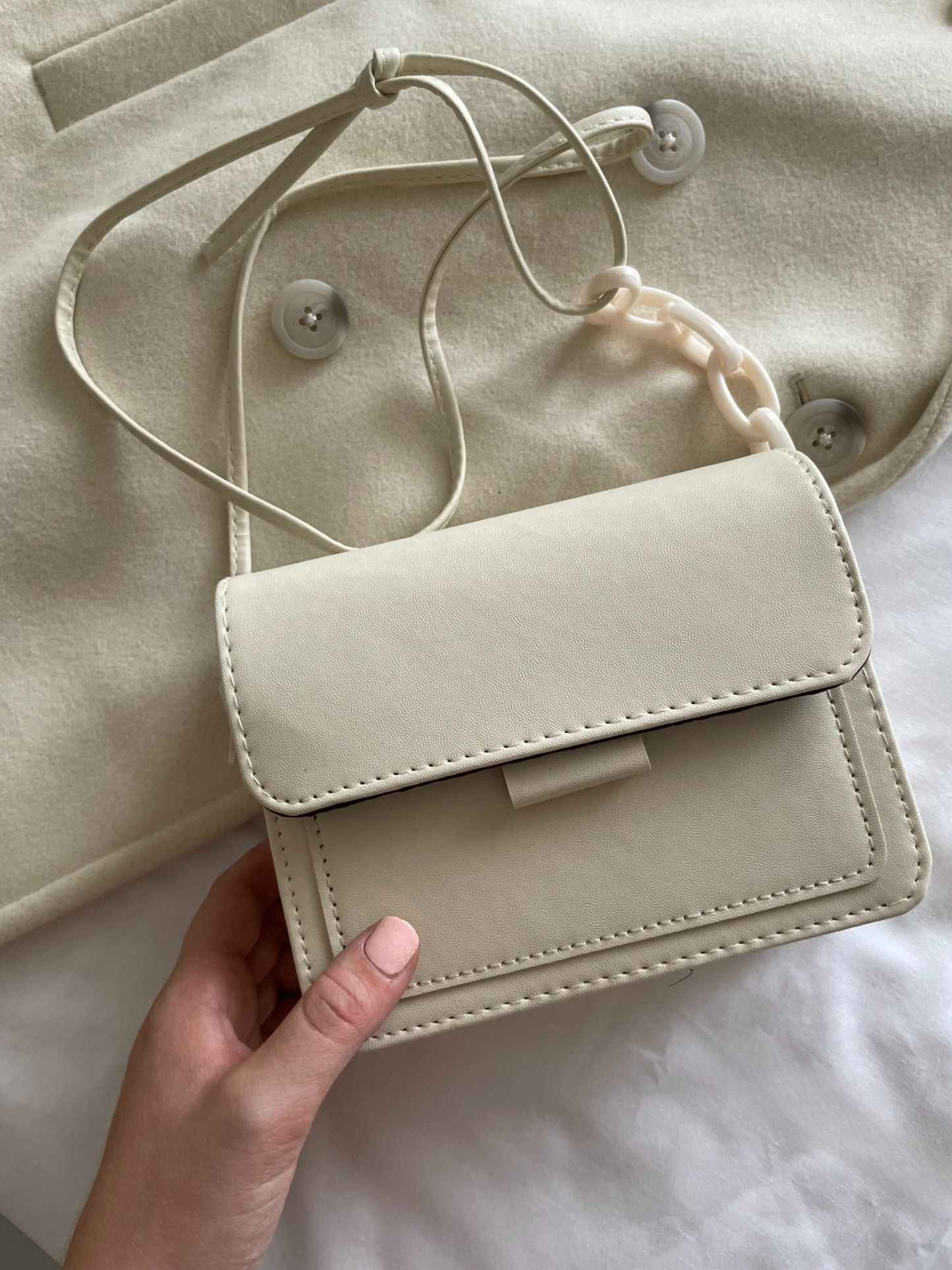 BORSA SQUADRATA MONOCOLORE