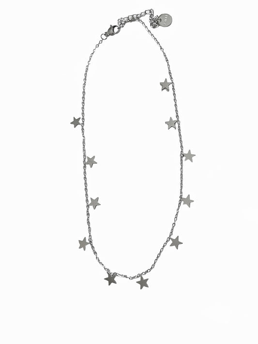 COLLANA STELLE ACCIAIO