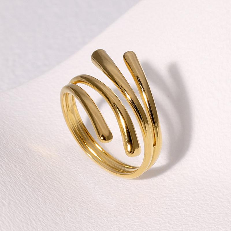 ANELLO MINIMAL REGOLABILE ACCIAIO