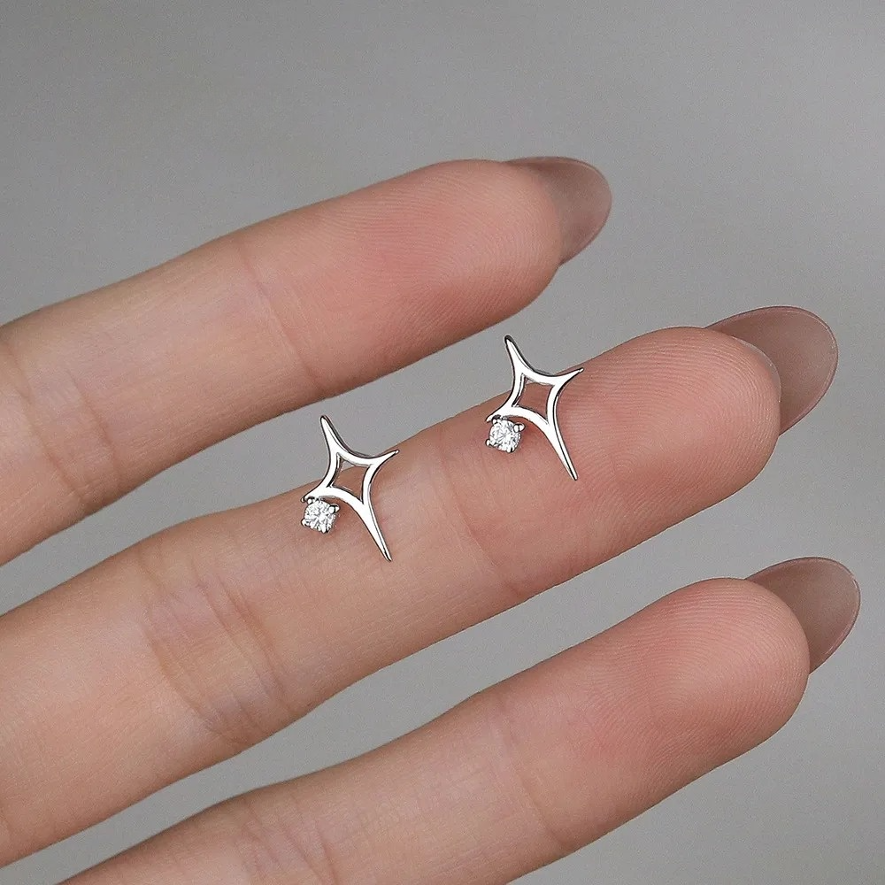 ORECCHINI STELLA PUNTO LUCE ARGENTO