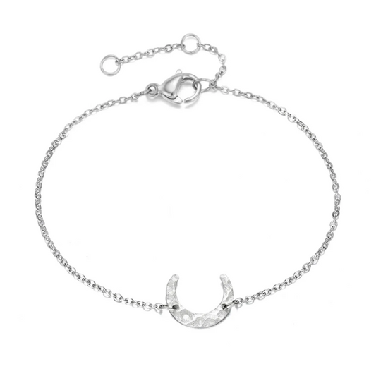 BRACCIALE LUNA ACCIAIO